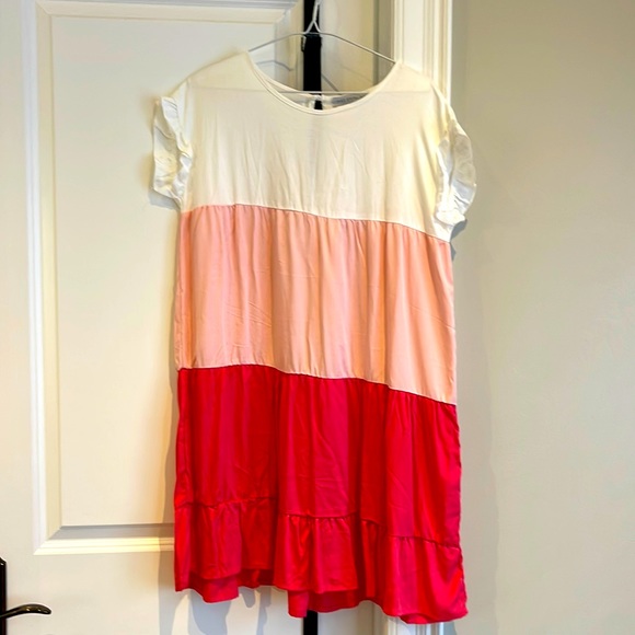 Miss Sparkling Color Block Dress - Picture 1 of 4